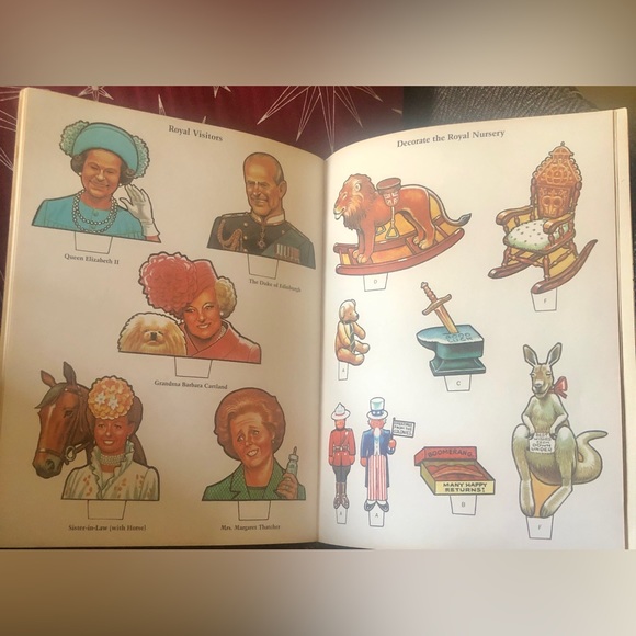 Vintage Chuck & Di have a Baby ! Baby Doll Book - Picture 6 of 12